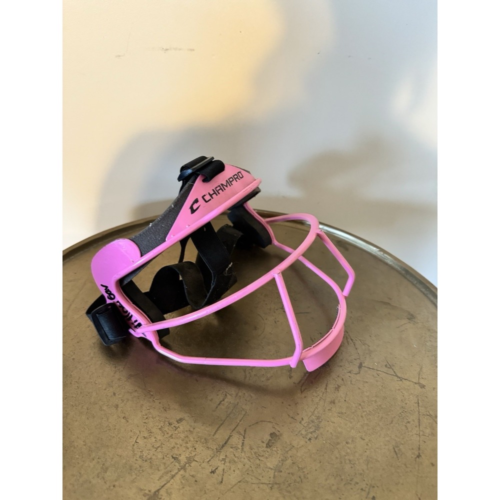 Pink Youth Lacrosse Face Mask